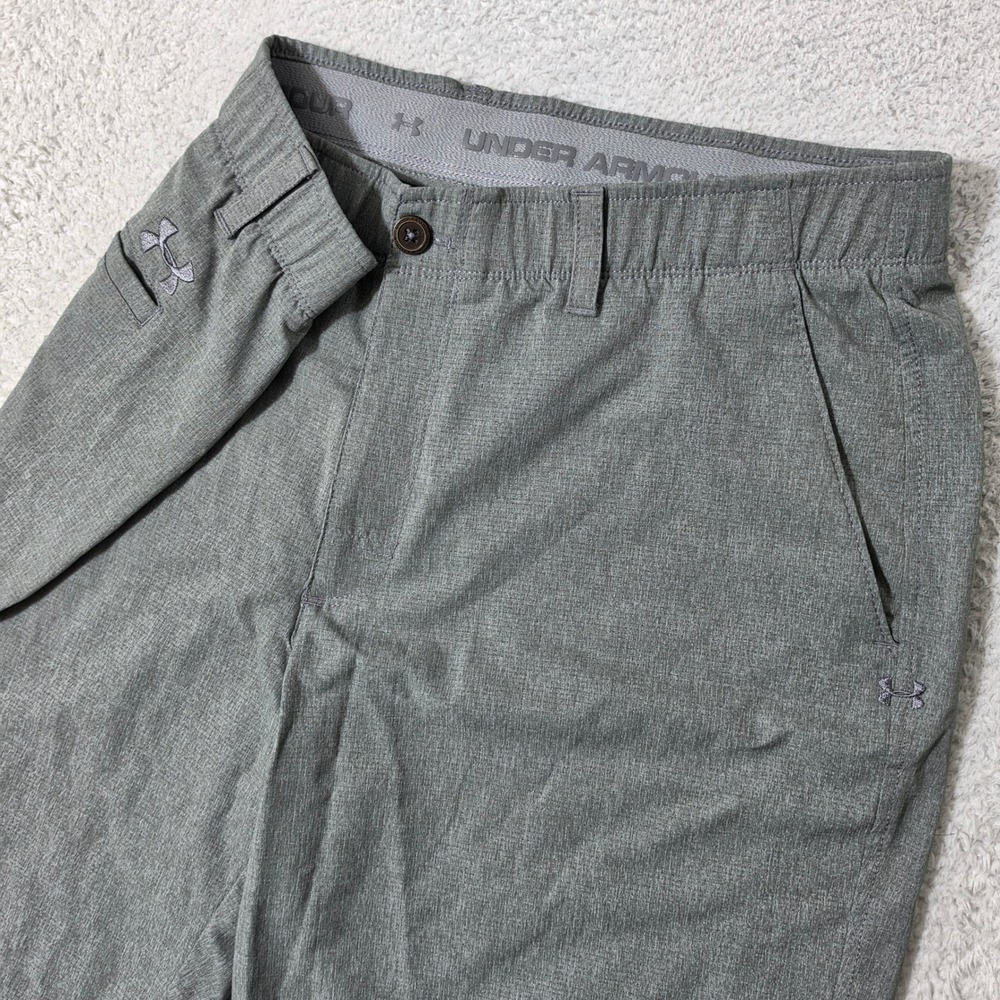 Under‎ Armour Shorts Mens 38/10 Grey Performance Golf Athletic 1272358